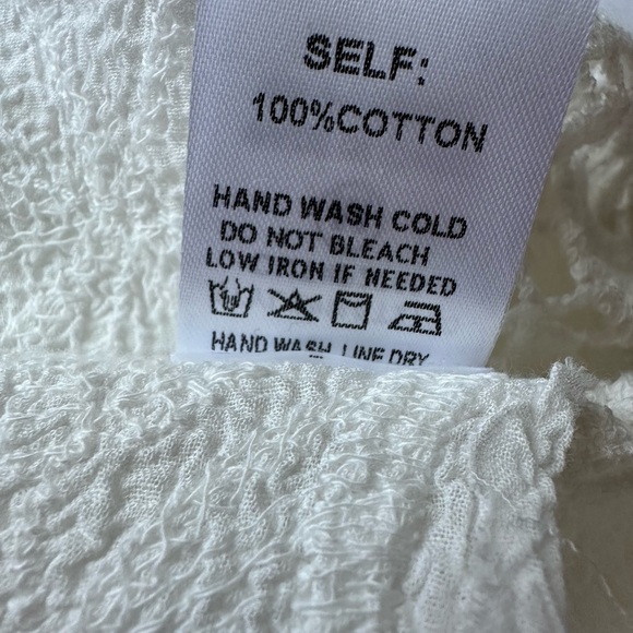 NEW! White Lace Button-Up Blouse - Picture 9 of 9